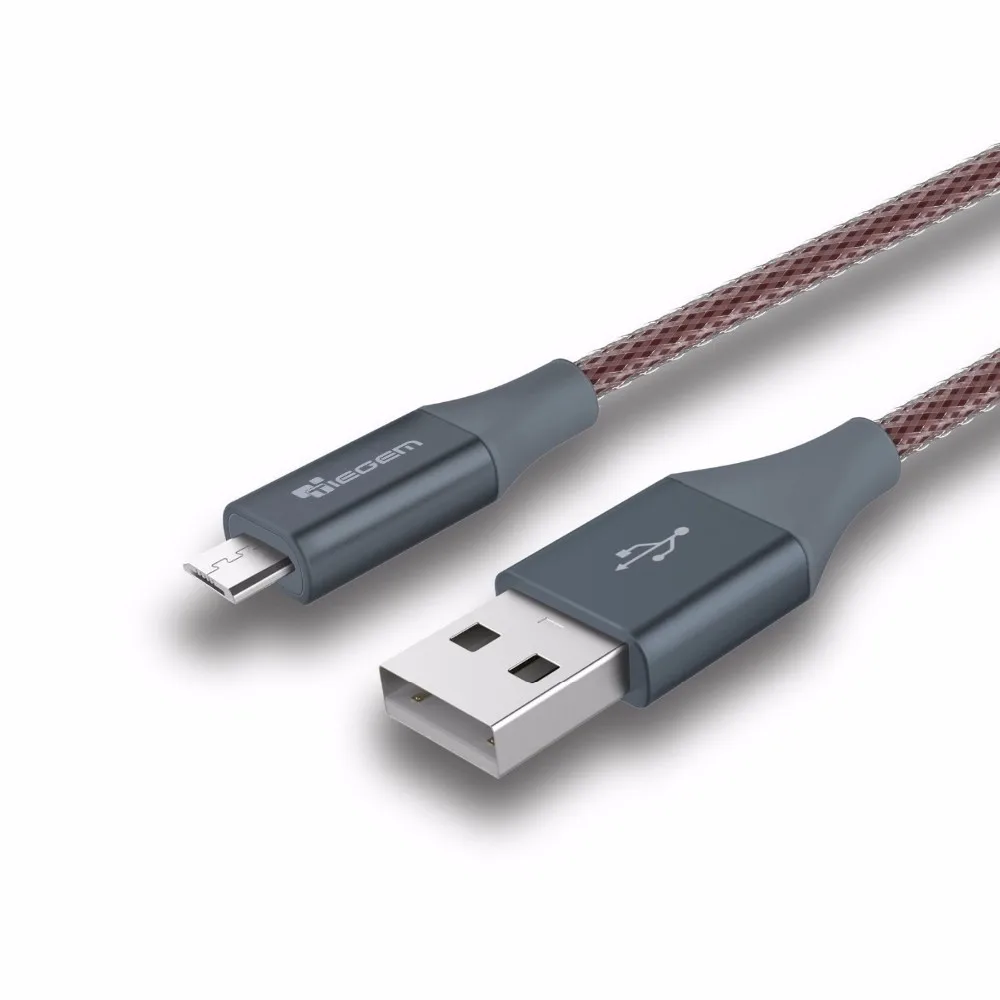 TIEGEM Micro USB кабель для samsung S3/S4/S5/S6/S7 htc SONY Android 3 м 2 м Быстрая зарядка нейлоновый USB кабель для зарядки аксессуары для телефонов