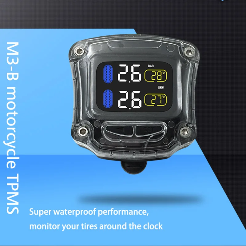 CARCHET M3 B беспроводная водонепроницаемая TPMS система мониторинга давления в шинах