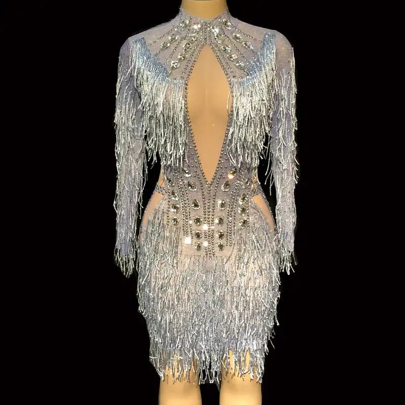 sparkly rhinestone dress