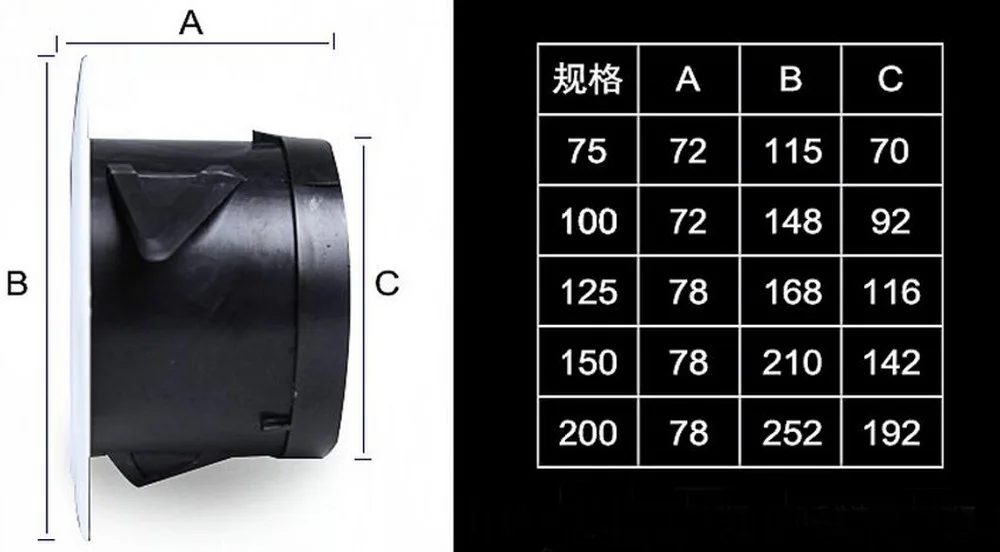2PCS/Lot 100mm Ducted Heater Aircon Vent/Air inlet Circular air outlet
