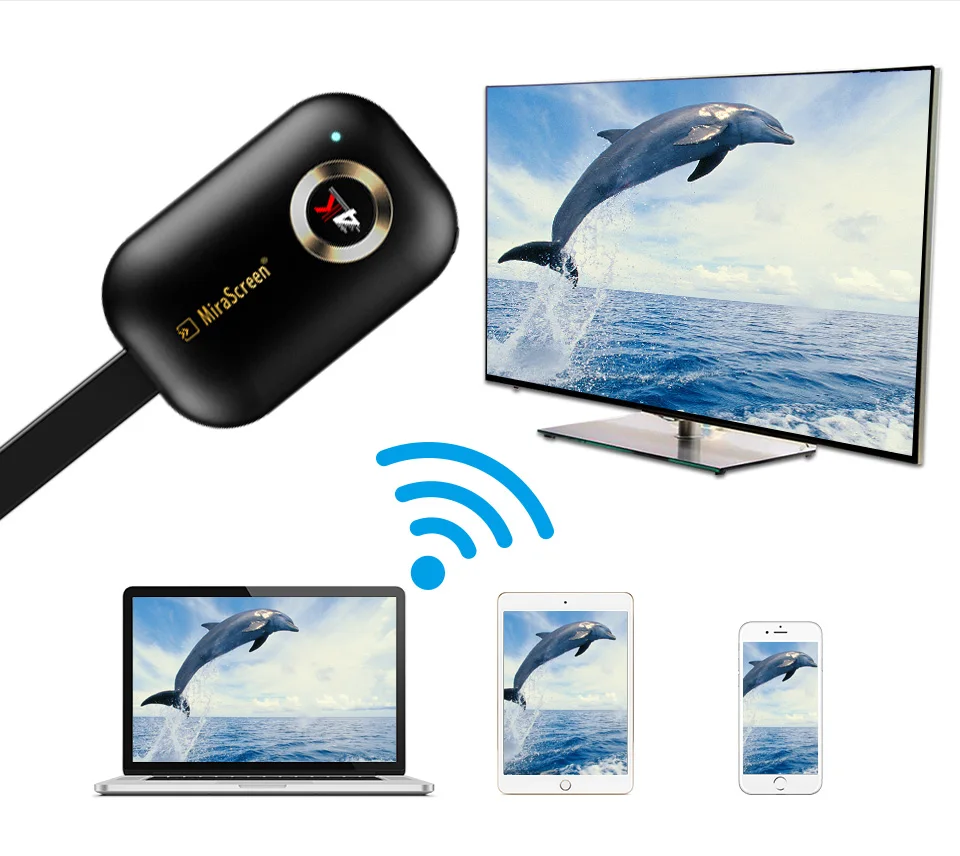 KuWFi Mirascreen 2,4G/5,8G 4K беспроводной HD HDMI Wifi дисплей ключ зеркальное зеркало Miracast Airplay DLNA приемник для Android iOS