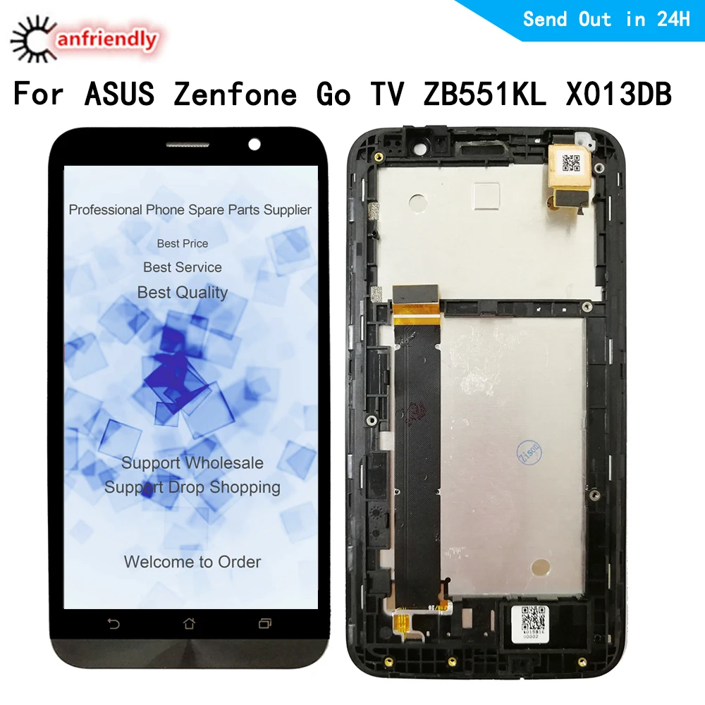 Для ASUS Zenfone Go TV ZB551KL X013DB TD-LTE 5 &quotЖК-дисплей + сенсорный экран ремонт дигитайзер в