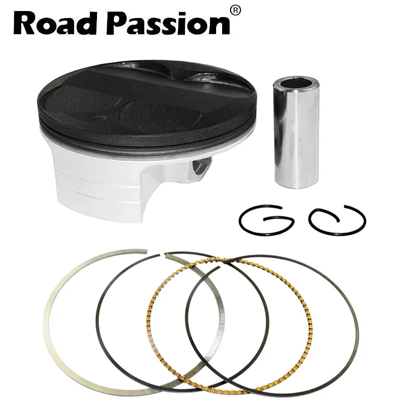 Road Passion Motorcycle Engine Piston + Rings 77mm STD For SUZUKI