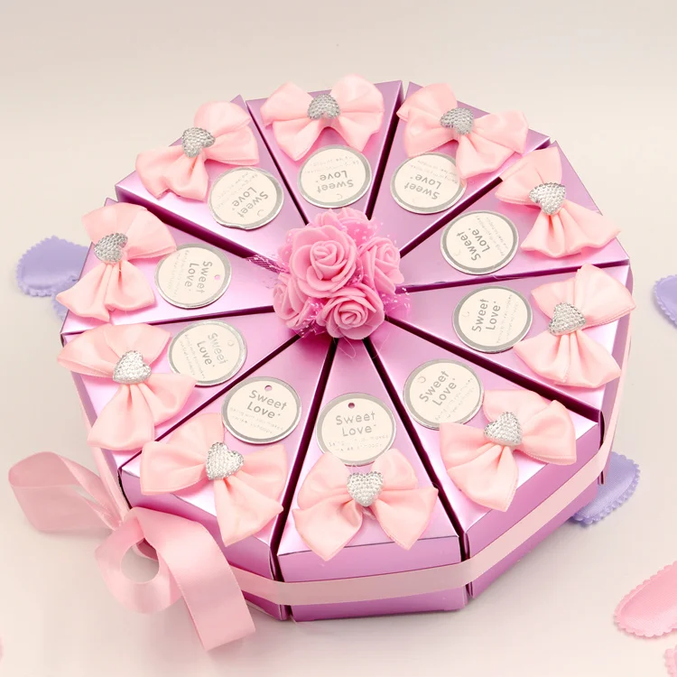 15 видов стилей Творческий треугольник-shape форме, благодаря чему создается ощущение невесомости с торт роскошная коробка для конфет Коробки, 10 шт./компл. День рождения украшения для детей день рождения ребенка, Подарочная сумка