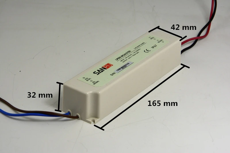 SANPU IP67 Водонепроницаемый Светодиодный драйвер 1750mA 60 Вт постоянный ток AC-DC 9-34 в освещение Трансформатор Переключатель режим питания для Светодиодный s