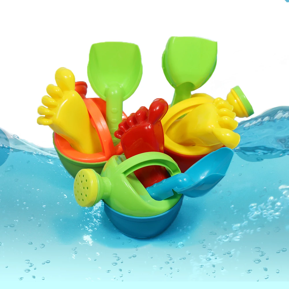

3 in 1 Watering Pot Sand Shovel Beach Toy Sand Playing Tool Set Baby Bath Toys for Children Baby Shower Toys Summer Swimming