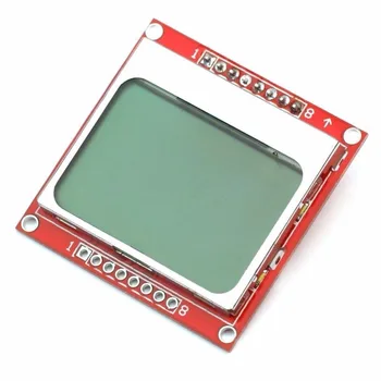 

1PCS 84X48 84*48 5110 LCD Module with blue backlight adapter PCB