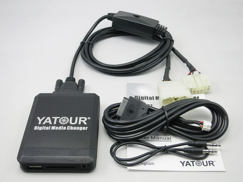 Yatour YT-M07 для iPod iPhone USB SD AUX цифровой медиачейнджер для Toyota Big 5+ 7 Lexus Scion 1998-2005 аудио MP3