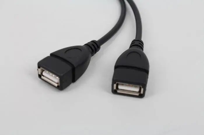 Высококачественный Кабель адаптер с разъемом USB 2 0 папа на разъема Мама для