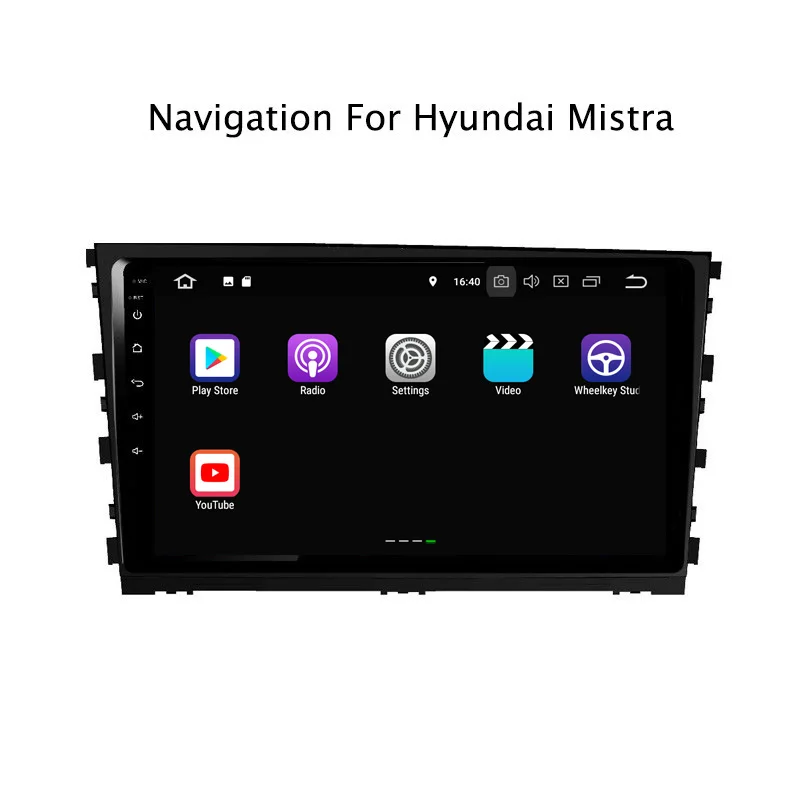 Discount 10.1" 2G RAM 16G ROM Android 8.1 Car DVD Multimedia Player For Hyundai Mistra 2013 2014 2015- GPS Navigation Radio Stereo Audio 2