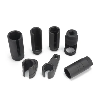 

7pcs O2 Thread Chasers Oxygen Sensor Socket Auto Car Repair Tool Removal Installation Offset Vacuum Switch