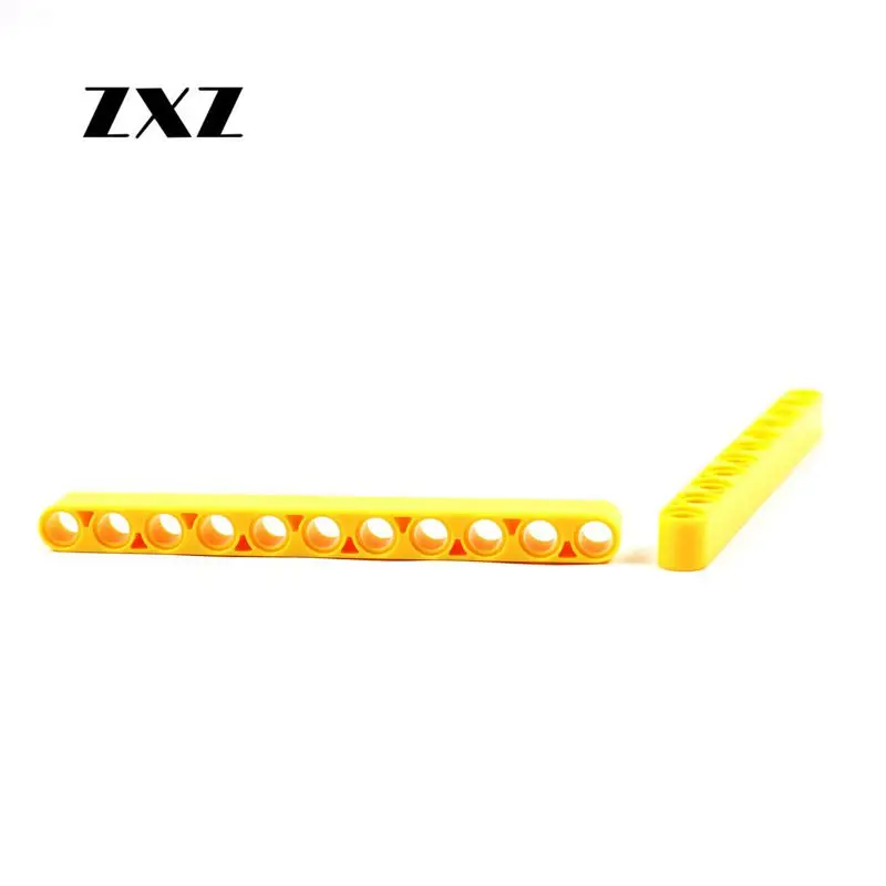 LEGO TECHNIC 3 x Thick Lift Arm Brick Beam with holes 1 x 11 YELLOW