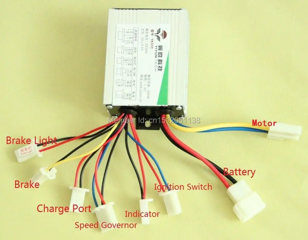 24 V 500 W контроллер детали для электрического велосипеда мотор скорости контроллер скутера Матовый контроллер de с. Максимальная скорость двигатель