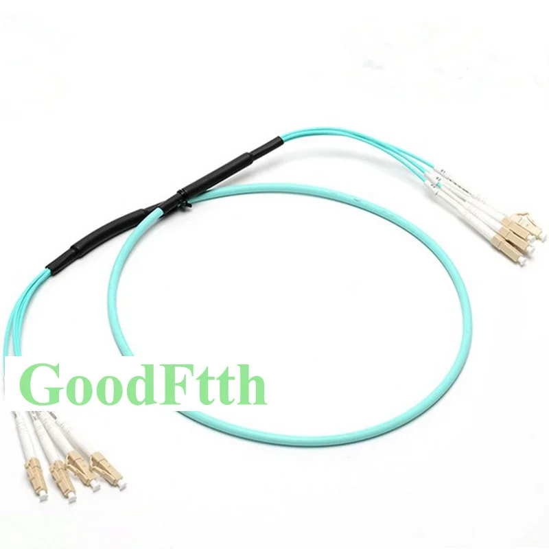 

Fiber Patch Cord Jumper LC-LC Multimode OM3 Trunk Breakout 2.0mm 4 Cores GoodFtth 20-50m
