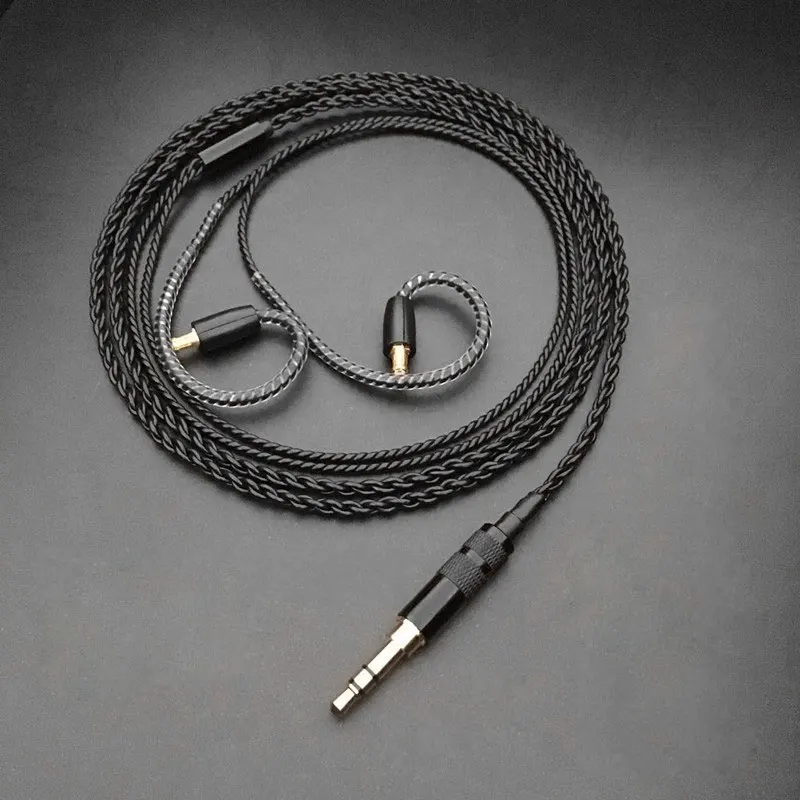 Сменный кабель для наушников MMCX A2DC 2Pin IE80 IE80s IE80i IE40 Technica ATH im01 IM50 ZST ZS10 SE846 X6 съемная