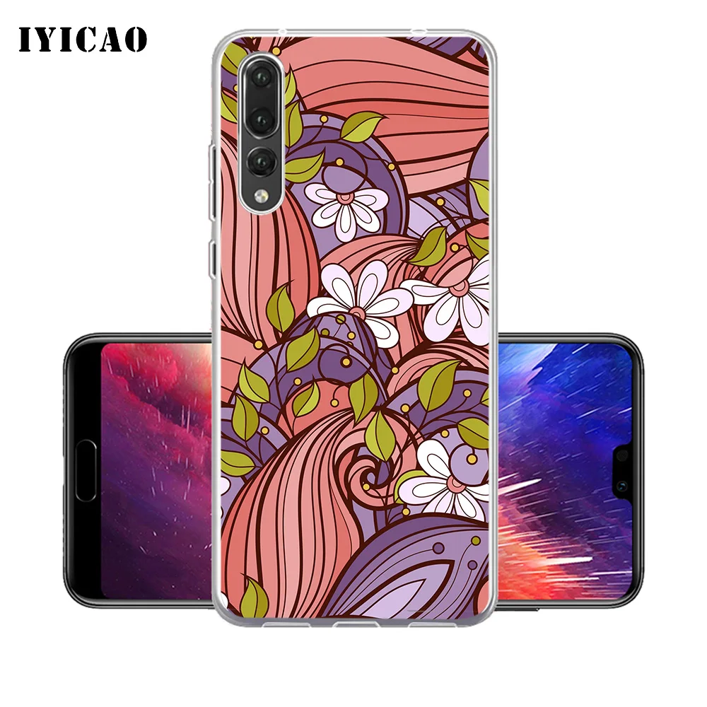 IYICAO разноцветный Мягкий силиконовый чехол для телефона Huawei P30 P20 Pro P10 P9 P8 Lite P Smart TPU