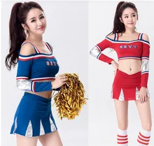 Eurocup animadora 3-stype muchachas del fútbol deportes de ocio trajes de baile sexy cosplay clubwear gioco vestito esotico ds dress