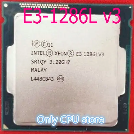 FREE SHIPPING intel E3-1286L v3 Processor Quad-Core 3.2GHz LGA 1150 TDP:65W E3-1286Lv3 E3 1286L v3 computer processor list