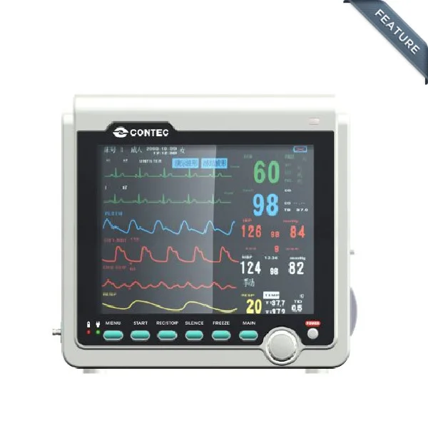 

CMS6000A 3-Parameter ECG, NIBP, SPO2 Pulse Rate Patient Vital Signs Monitor patient monitor