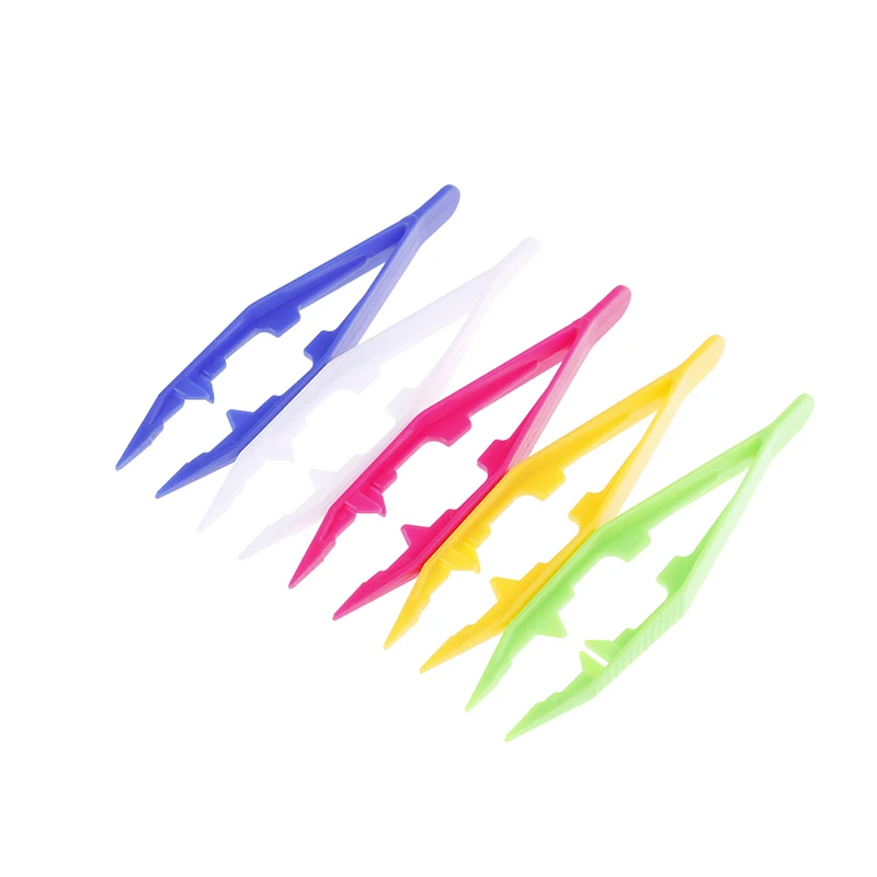 

New Funny Durable Children Kids Tools Tweezers Kids' Craft for Perler Bead New Design Random Color 1/5pcs