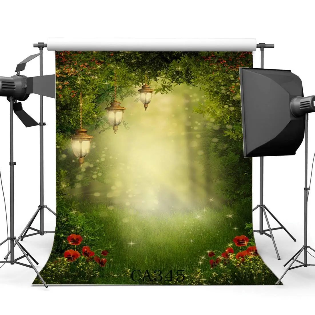 

Photography Backdrop Bokeh Halos Dreamy Fairy Tale Mysterious Forest