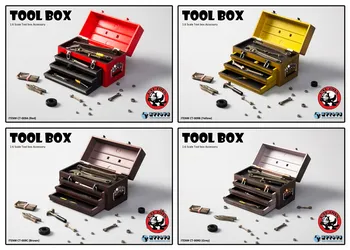

1/6 Scale Hand Tools Toolbox Set Repair Kit Repairman Accessories for 12'' Action Figure Scene Accessorie