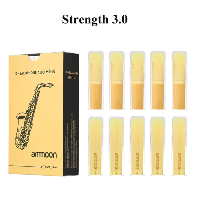 MUPOO Alto Saxophone Strength 2.5 Reeds 5Pcs MUPOO Alto Saxophone Strength 2.5 Reeds 5Pcs