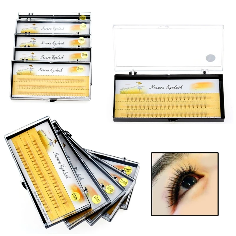 

Individual 4D Wave Mink 0.07mm C False Eyelashes Black Silk Eyelashes Extension False Eye Lashes Fashion Makeup Tools
