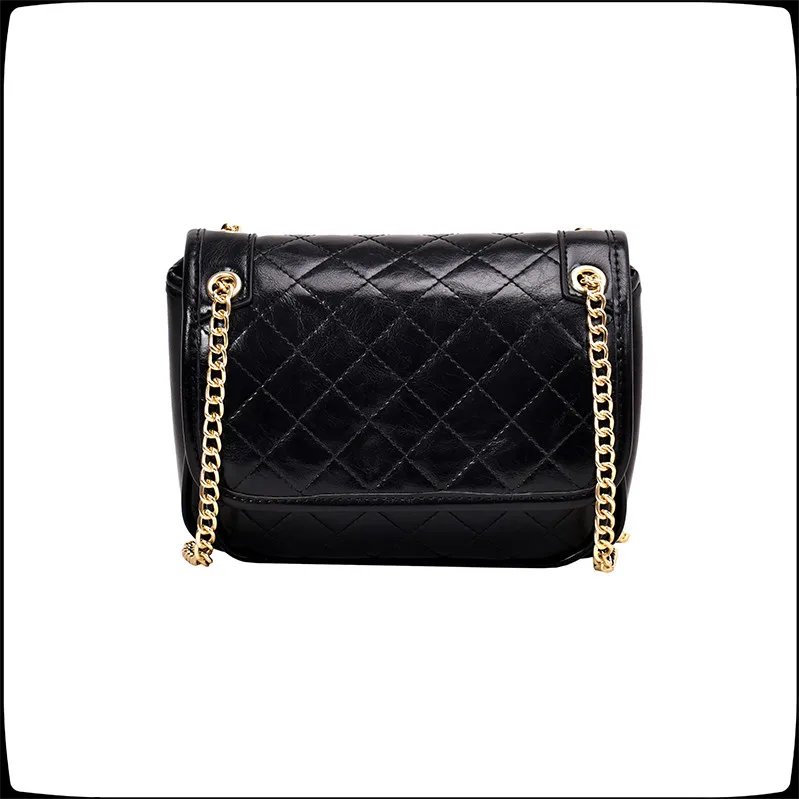 

INS European fashion noble taste chain shoulder bag 2019 new wild Messenger bag summer diagonal cross ladies bag