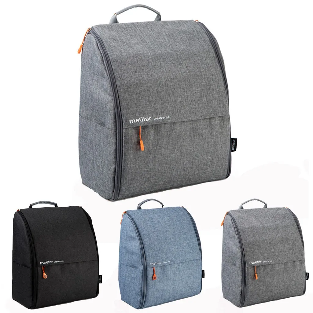 

Leisure Mommy Bag Simple Fashion Shoulders Multi-function Backpack quality Diaper Backpack Travel Bag Large Capacity drop ship