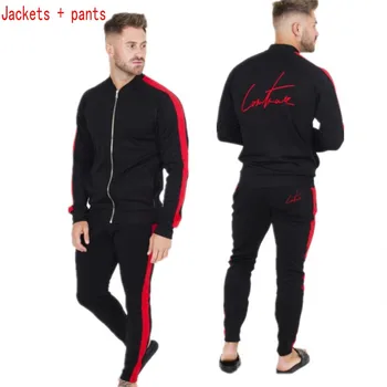 

Men's Sportswear Men Track Suit Men Sportsman Sweatshirt And Joggers Set Pants Chandal Hombre Pullover Hoodie Trouser M-5XL
