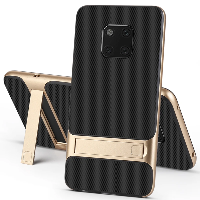 Противоударный чехол подставка из ТПУ и поликарбоната 2 в 1 для Huawei Mate 30 20 10 Honor 6X 7X