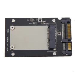 Adaptateur universel msata à SATA Standard de 2.5 pouces, Mini SSD m à SATA de 2.5 pouces, carte de convertisseur 22 broches pour Windows Linux Mac 10 OS 