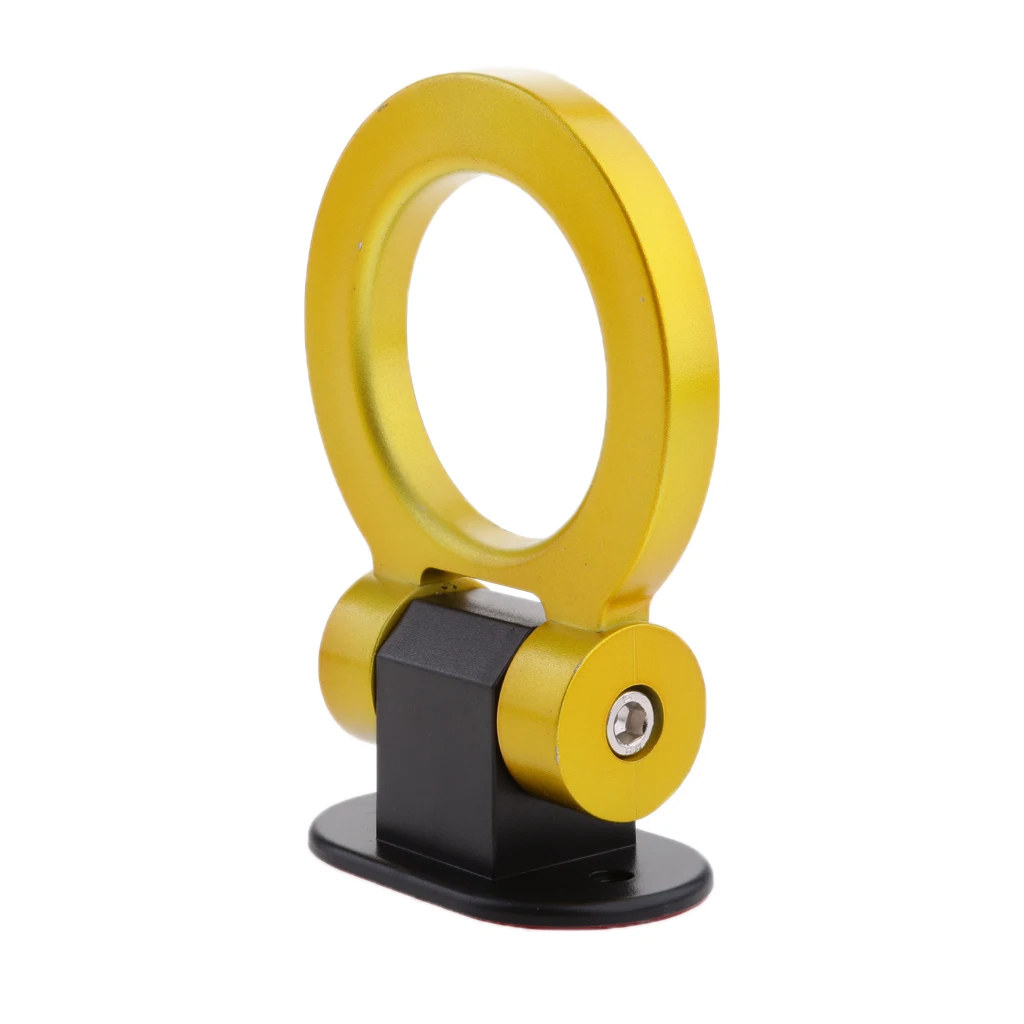 Racing Tow Hook Ring for Car SUV Front Rear Bumper Decoration ONLY ABS Plastic Apply Onto Bumper