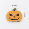 Parches acolchados de tela no tejida con apliques de calabaza para Halloween, 10 Uds., para disfraces de Halloween, sombreros, accesorios de adorno, F79 ► Foto 2/4