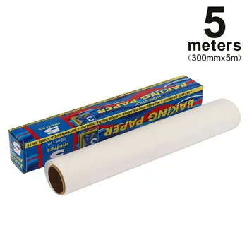 

5M Non Stick Baking Paper Silicone Oven Baking Mat Pad Parchment Paper Pan Liner Cookie Sheet DIY Food Grade BBQ Use