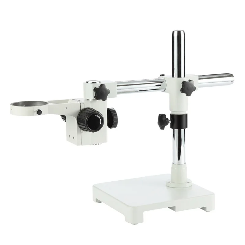

High Quality Single Boom Microscope Stand Trinocular Stereo Microscope Stage 76MM Mount Thread A1 Focus Arm Holder Accessories