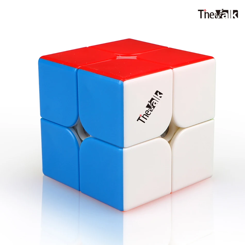 QiYi Valk2 м Скорость Cube 2x2 Stickerless/черный Valk 2 M Magic Cube 2x2x2 игрушка-головоломка