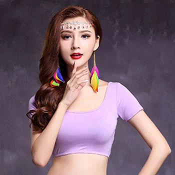 

New Arrival Belly Dancing Shirts 3 Color High Quality Modal Dance Tops Original Women Vintage Tango Indian Square Frocks 11103