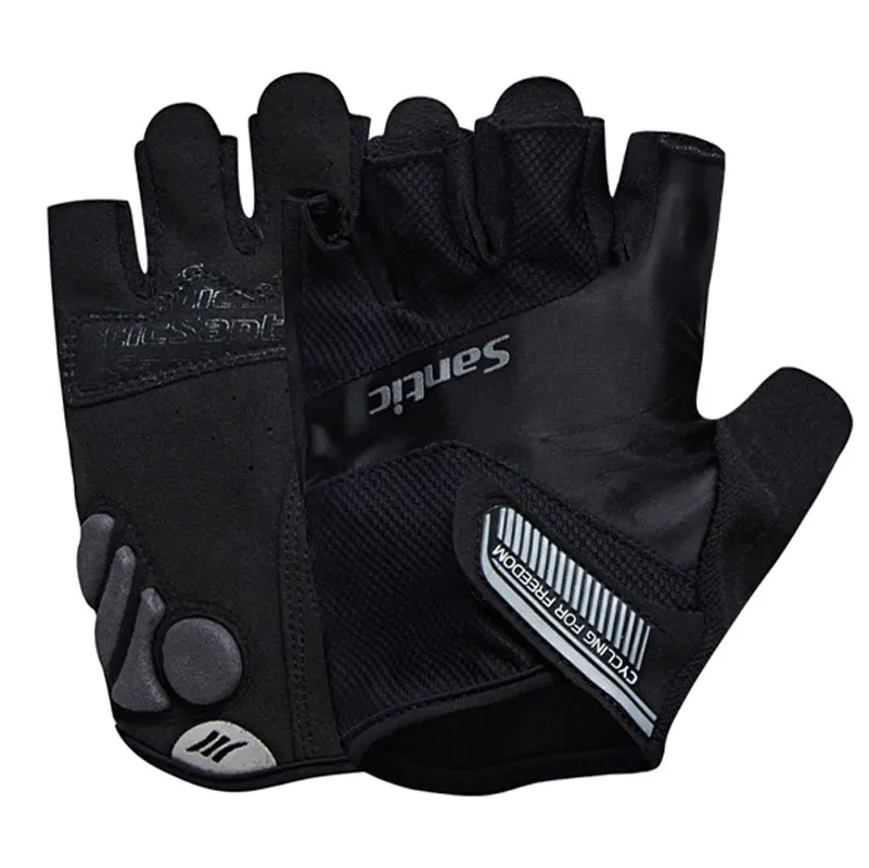 Santic verano corto el dedo guantes de Ciclismo hombres mujeres deportes mitad Mitad de dedo MTB bicicleta guantes de Ciclismo bicicleta de carretera guantes 6 colores Santic verano corto el dedo guantes de Ciclismo hombres mujeres deportes mitad Mitad de dedo MTB bicicleta guantes de Ciclismo bicicleta de carretera guantes 6 colores