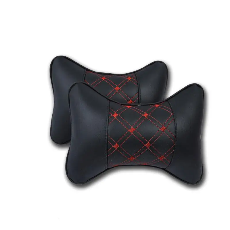 

Adeeing 2 Pcs Breathable Soft Comfortable Car Seat Neck Rest Pillow Pad Cushion Universal neck Support Pillow Headrest Pad r30