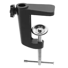 Aluminum Alloy Cantilever Bracket Clamp with 12MM Hole Diameter and Non-slip Mat for Mic Stand