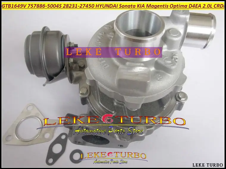GTB1649V 757886-5004S 757886 28231-27450 Turbo Turbocharger For HYUNDAI Sonata KIA Magentis OPTIMA 2005- D4EA 2.0L CRDi 140HP (7)