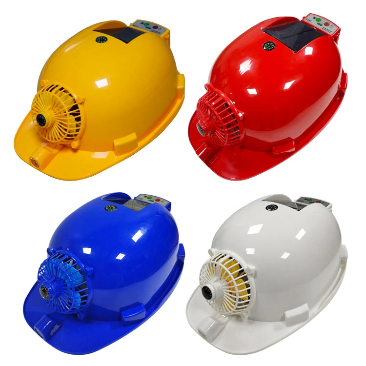 工場価格 ソーラー充電パワーバンクエアコン冷却ファン屋外作業ヘルメット建設作業員ヘルメット安全 Jump Starter Aliexpress