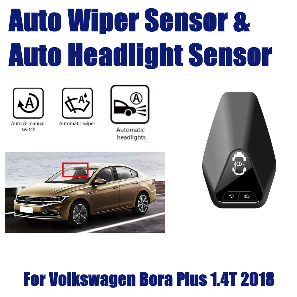 

For Volkswagen VW Bora Plus 1.4T 2018 Car Rain Wiper Headlight Sensor TPMS Auto Smart Wipers Spotlight Sensors Assistant