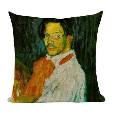 Пабло знаменитый Пикассо картины Чехлы на подушки Звездная ночь Surrealism абстрактное искусство бежевый чехол для подушки льняная наволочка - Цвет: 08