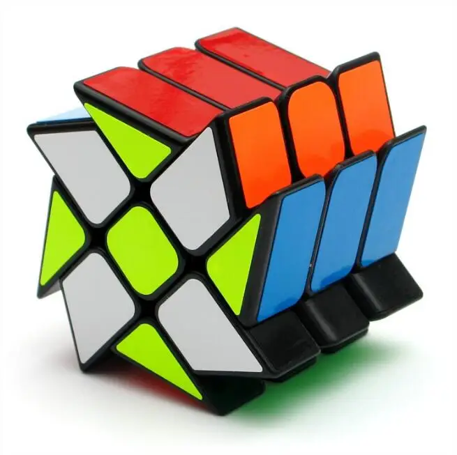 YJ колеса ветра Неравные 56 мм 3x3x3 Литые Покрытием magic cube Puzzle Кубы Укрепить Кубо кубик cubo magico куб Игрушки Подарок кубик рубика