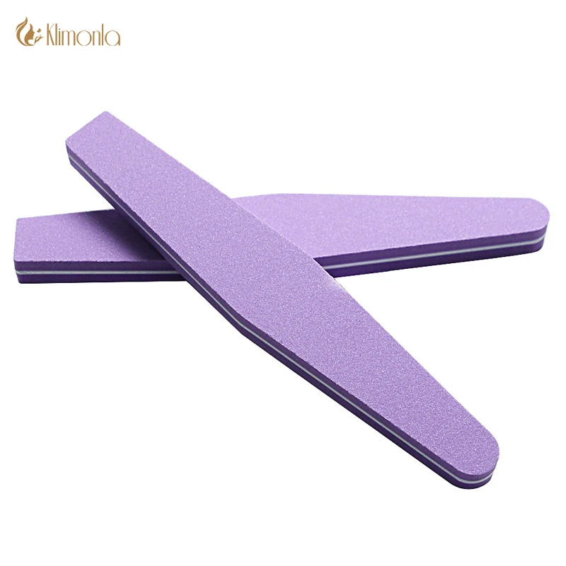 2pc Nail Buffer Diamond Washable Double Sided Sponge File 100/180