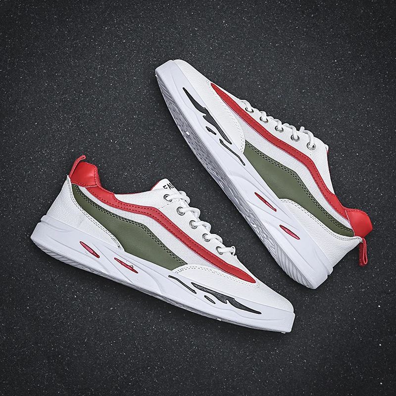 موضة الرجال أحذية رياضية كاجوال مختلط الألوان مصمم أحذية تزلج الترفيه الرياضة multicolors الأخفاف الذكور الأحذية للرجال