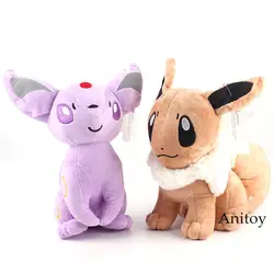 Espeon Eevee плюшевые куклы мягкие Животные плюшевые игрушки куклы Рождественский подарок на день рождения 26/28 см